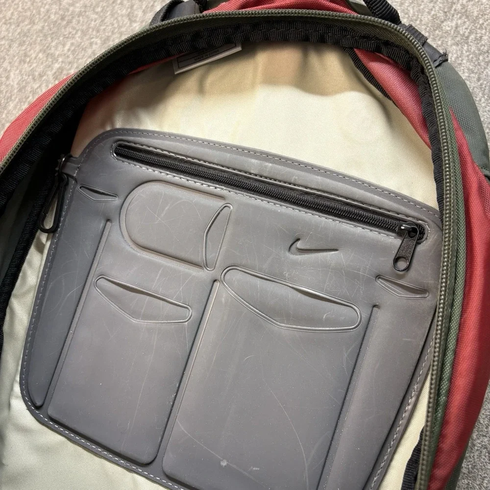VTG Nike T90 Backpack Soccer Ball Carrier Gorpcore Utility Center Strap Rare